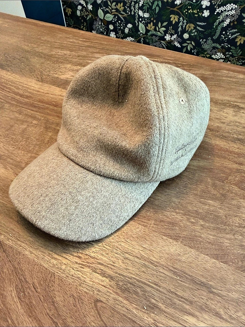 Splendid x cellajane Wool Baseball Cap in Natural, NWOT